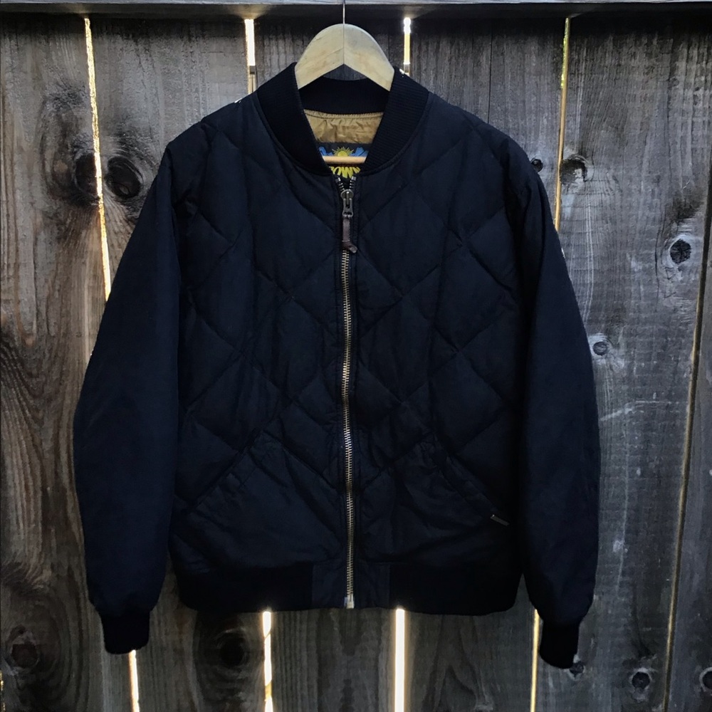 Eddie Bauer Quilted Bomber Jacket - Black